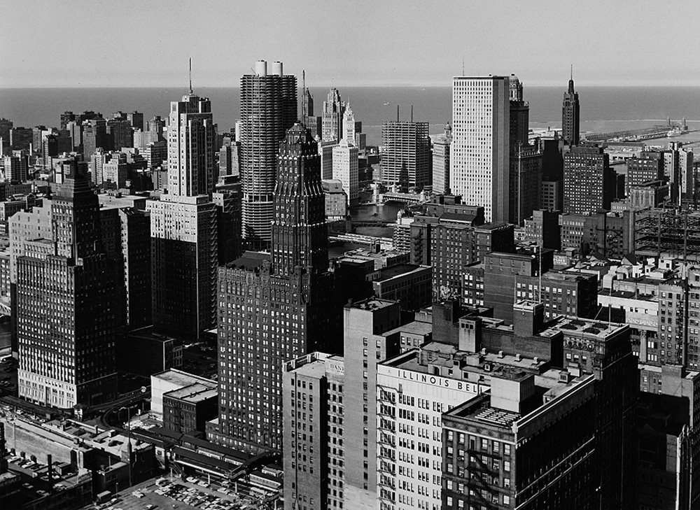 Chicago skyline 1960s