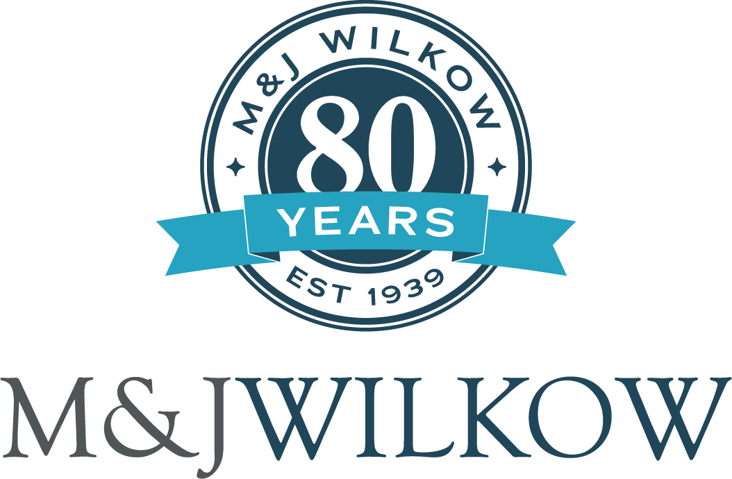 M & J Wilkow 80th Anniversary logo